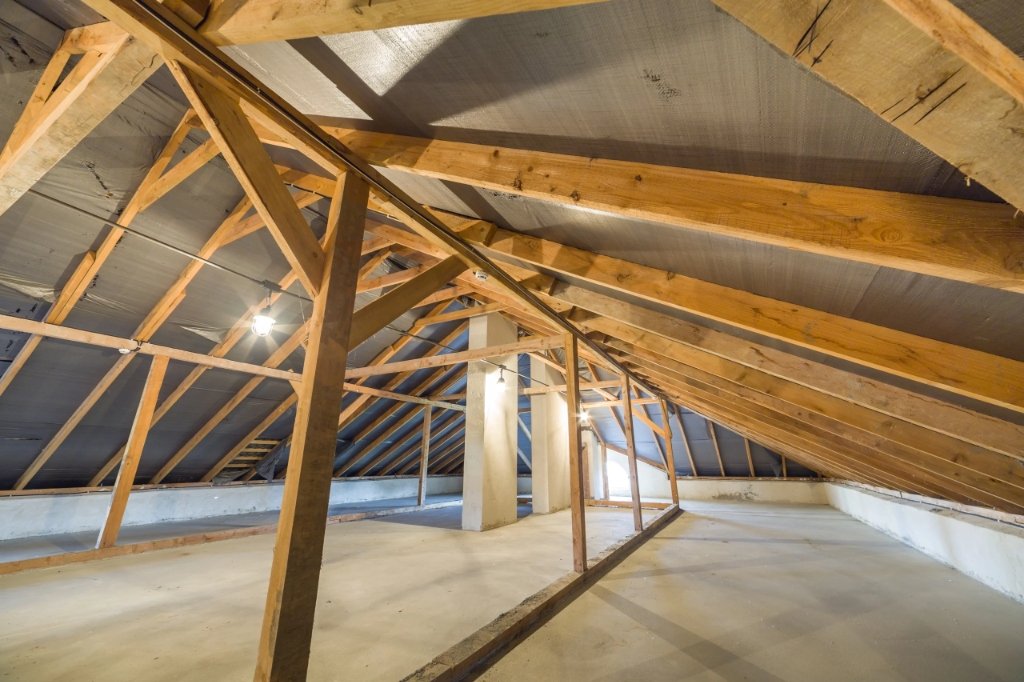 Structural timber roof frame shell conversion