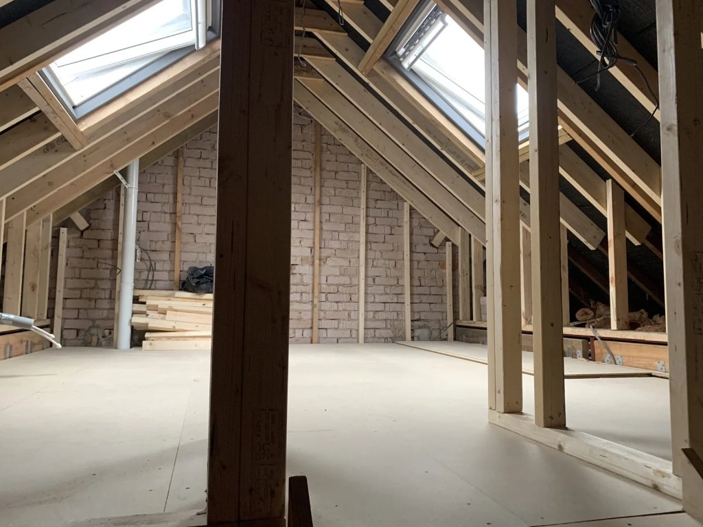 Shell Loft Conversion structural work by Hallam Headway
